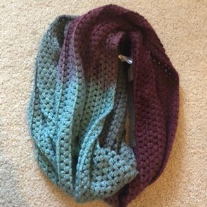 NEW ombré knit circle scarf